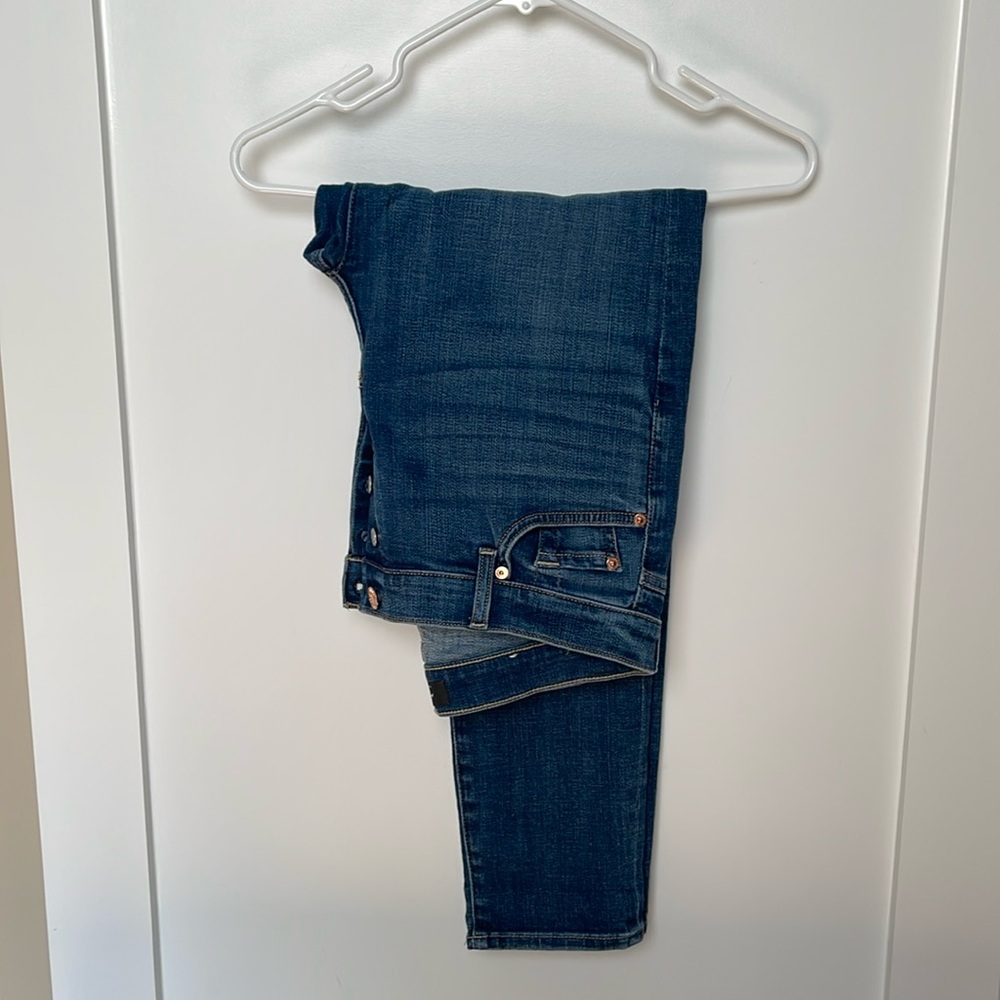 7 For All Mankind Josefina Boyfriend Jeans Size 28 Medium Wash Denim